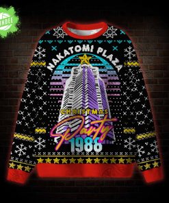 Nakatomi Plaza Christmas Party 1988 Ugly Sweatshirt