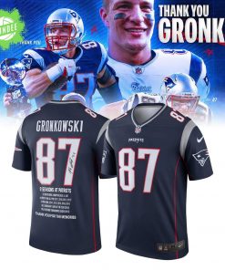 New England Patriots “Thank You Rob Gronkowski” Limited Jersey