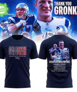 New England Patriots “Thank You Rob Gronkowski” Limited T-shirt