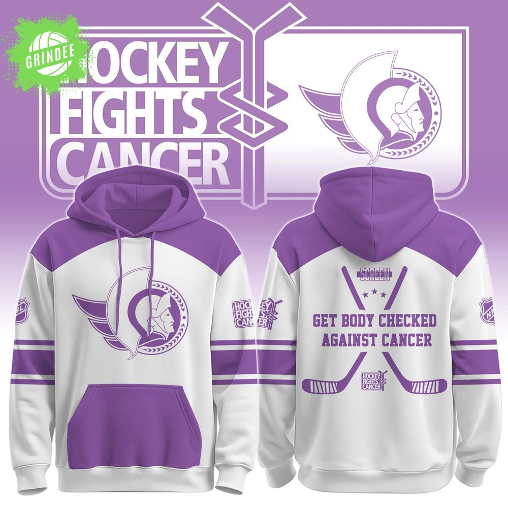 OS x Hockey Fights Cancer Hoodie 2025 White OS x Hockey Fights Cancer Hoodie 2025 White