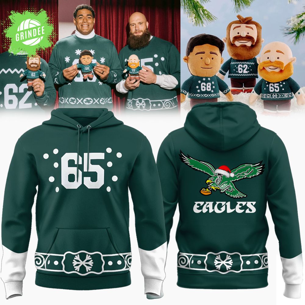 Philadelphia Eagles Christmas Edition Tee – #65 Fan Holiday Shirt Philadelphia Eagles Christmas Edition Tee – #65 Fan Holiday Shirt