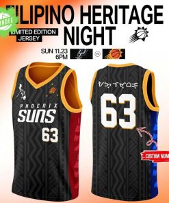 Phoenix Suns 2025 Filipino Heritage Night Jerseys