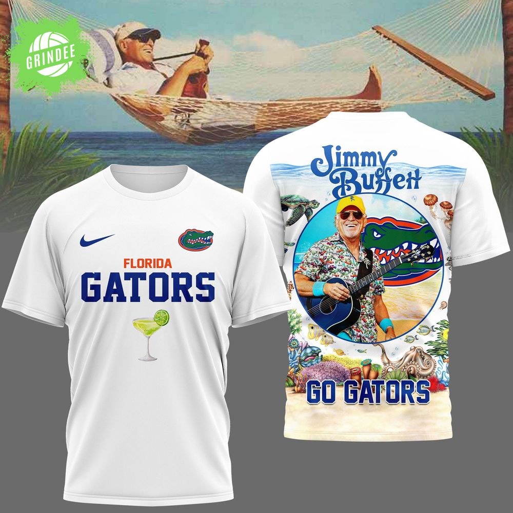 Premium NCAA Florida Gators x Jimmy Buffett 3D Shirt Premium NCAA Florida Gators x Jimmy Buffett 3D Shirt