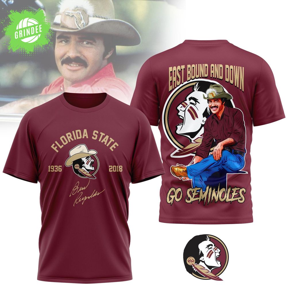 Premium NCAA Florida State Seminoles x Burt Reynolds 3D Shirt Premium NCAA Florida State Seminoles x Burt Reynolds 3D Shirt