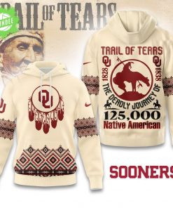 Premium NCAA Oklahoma Sooners Trail Of Tears 3D Hoodie