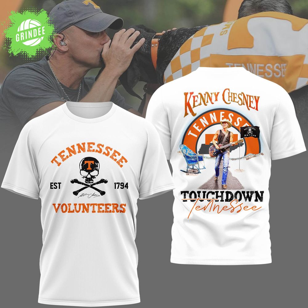 Premium NCAA Tennessee Volunteers x Kenny Chesney 3D Shirt Premium NCAA Tennessee Volunteers x Kenny Chesney 3D Shirt