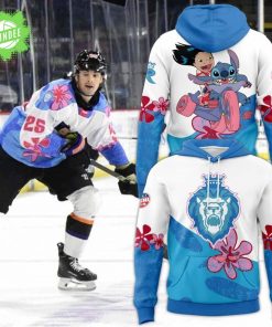Reading Royals 2025 Lilo & Stitch Night Game-Worn Hoodie