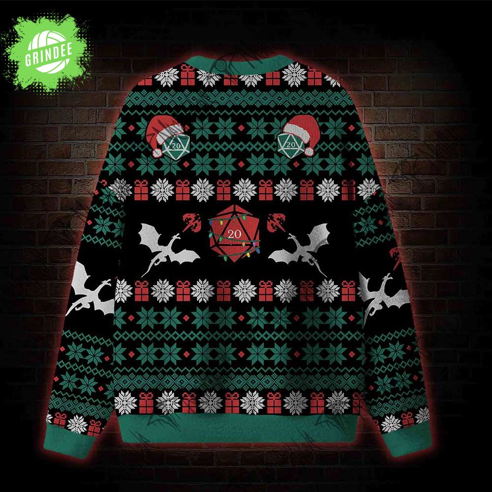 Roll for Holiday Cheer! Ugly Sweatshirts Roll for Holiday Cheer! Ugly Sweatshirts