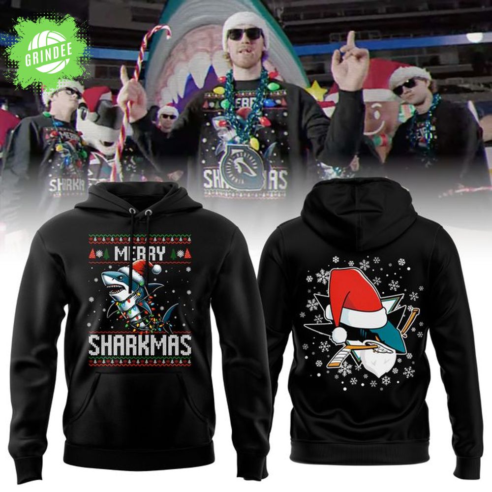 San Jose Sharks Merry Christmas 2025 Hoodie San Jose Sharks Merry Christmas 2025 Hoodie