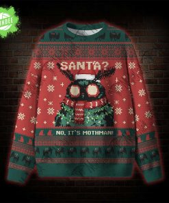 Santa? No It’s Mothman Ugly Sweatshirts