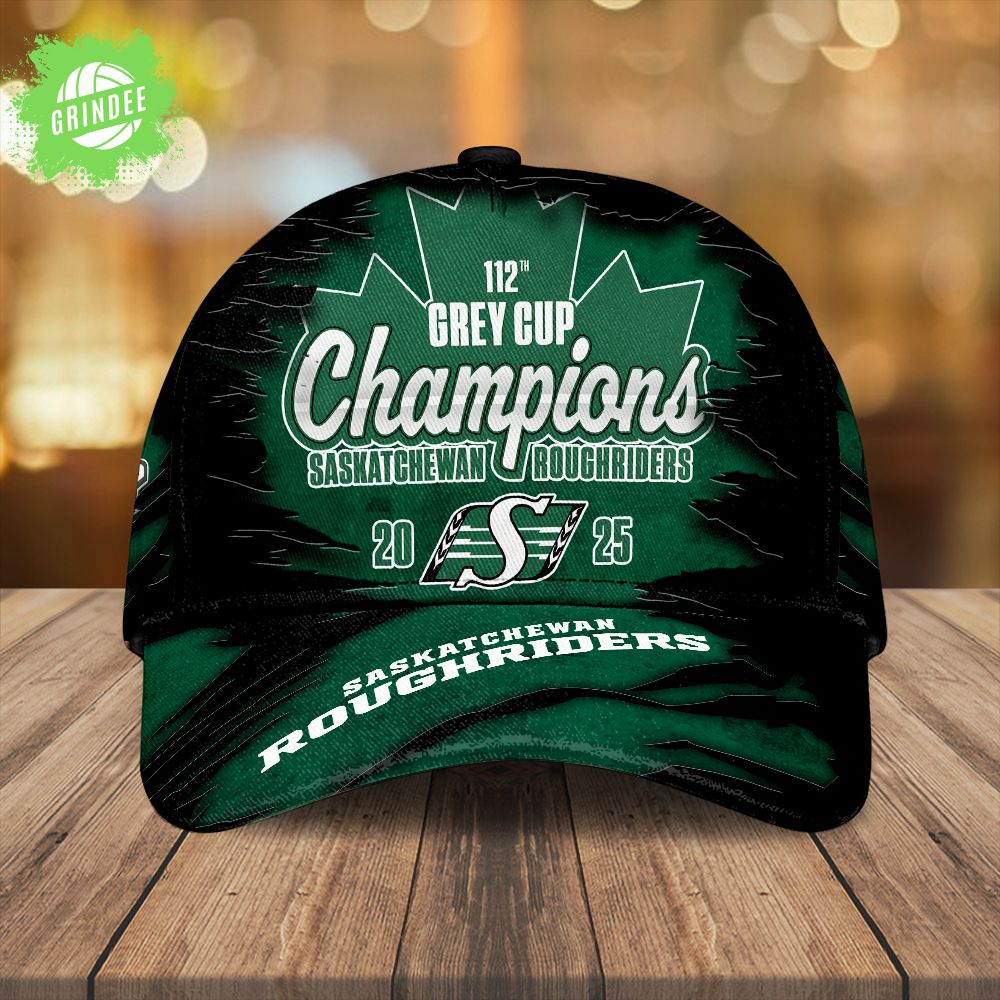 Saskatchewan Roughriders 2025 Grey Cup Champions Classic Cap Saskatchewan Roughriders 2025 Grey Cup Champions Classic Cap