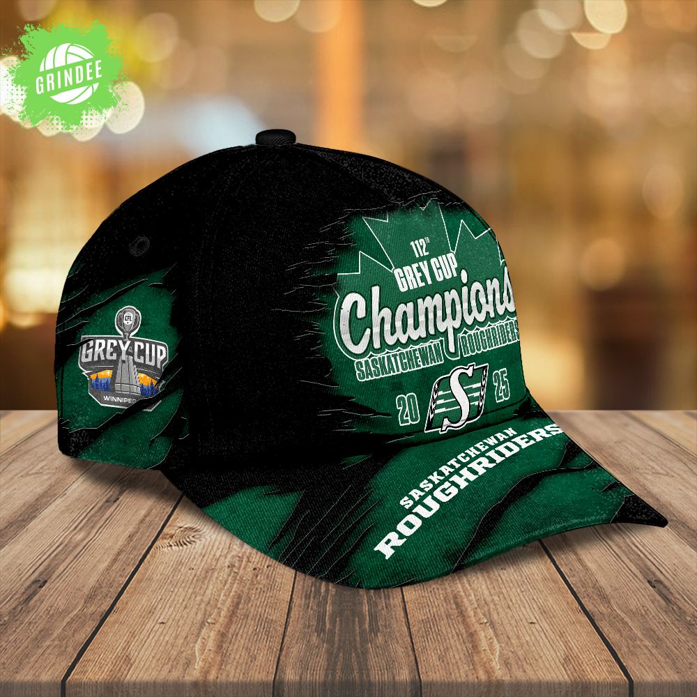 Saskatchewan Roughriders 2025 Grey Cup Champions Classic Cap Saskatchewan Roughriders 2025 Grey Cup Champions Classic Cap