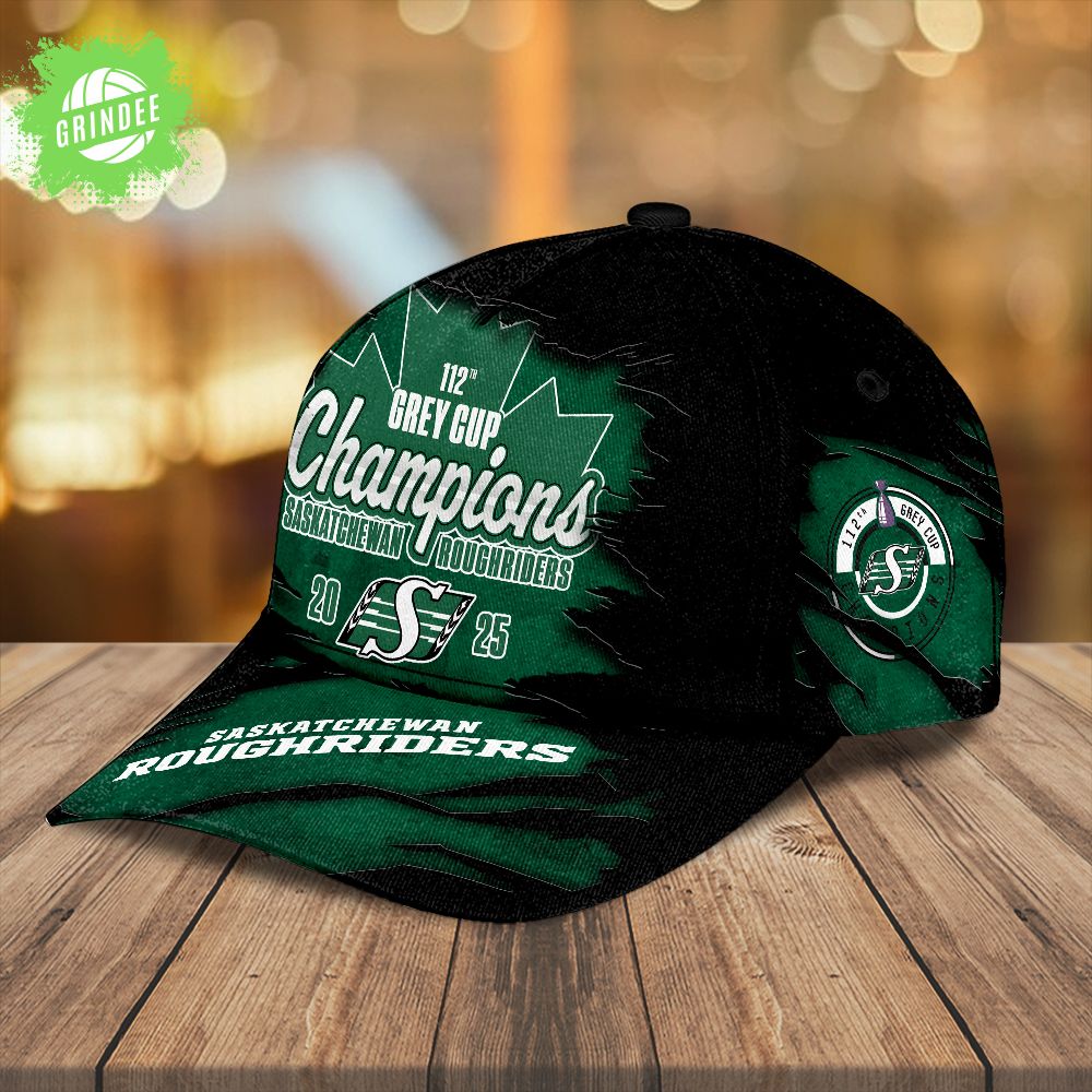 Saskatchewan Roughriders 2025 Grey Cup Champions Classic Cap Saskatchewan Roughriders 2025 Grey Cup Champions Classic Cap