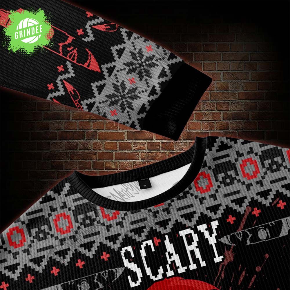 Scary Christmas Ugly Sweatshirts Scary Christmas Ugly Sweatshirts