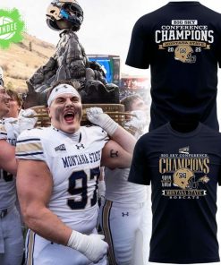 Special 2025 Big Sky Conference Champions Montana State Football T-Shirt