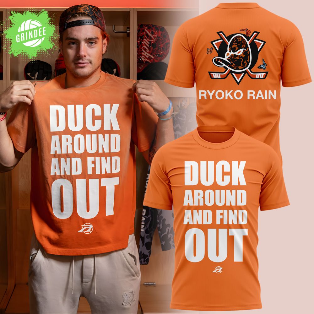 Special New Ryoko Rain x Anaheim Ducks Tshirt Special New Ryoko Rain x Anaheim Ducks Tshirt