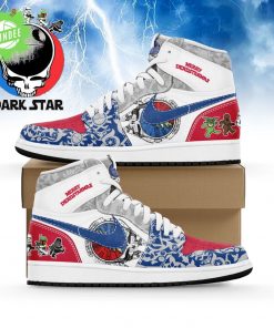 Star Wars x Grateful Dead x Christmas AJ1 High Sneakers Shoes For Men And Women