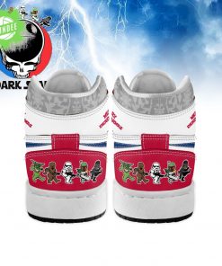 Star Wars x Grateful Dead x Christmas AJ1 High Sneakers Shoes For Men And Women