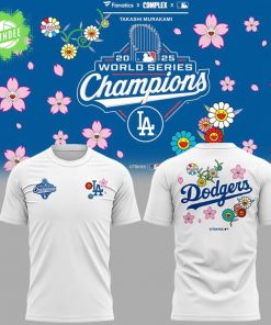 Takashi Murakami x LA Dodgers World Series Champions 2025 T-SHIRT