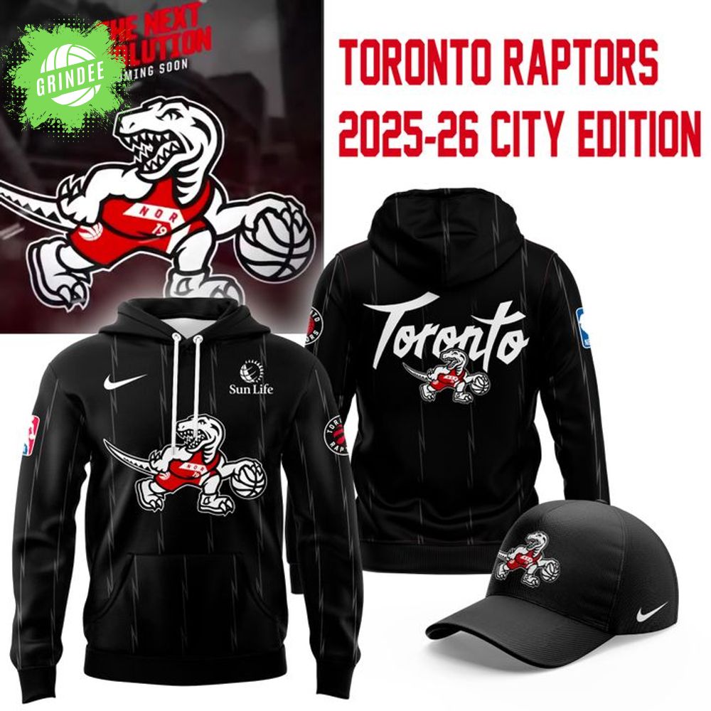 Toronto Raptors 2025-26 City Edition Hoodie Toronto Raptors 2025-26 City Edition Hoodie