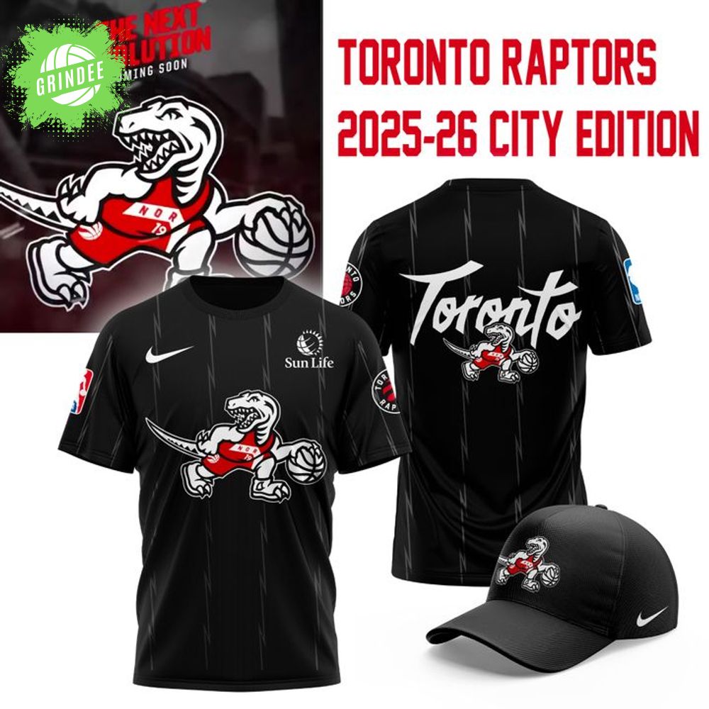 Toronto Raptors 2025-26 City Edition T-Shirt Toronto Raptors 2025-26 City Edition T-Shirt