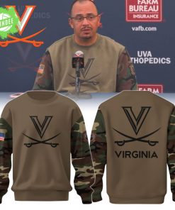 Virginia Football Camo Sweatshirt Limited Edition