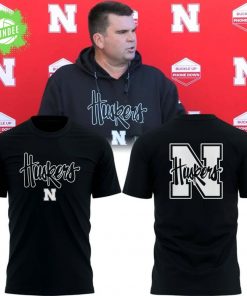 2025 Huskers Wordmark Black T-Shirt