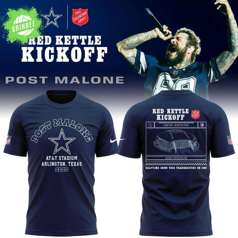 2025 Limited Edition T-shirt Thanksgiving Dallas Cowboys x Post Malone for fans 2025 Limited Edition T-shirt Thanksgiving Dallas Cowboys x Post Malone for fans
