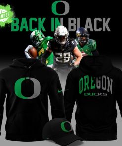 2025 limited edition Hoodie Oregon Ducks football “Back In Black” for fans