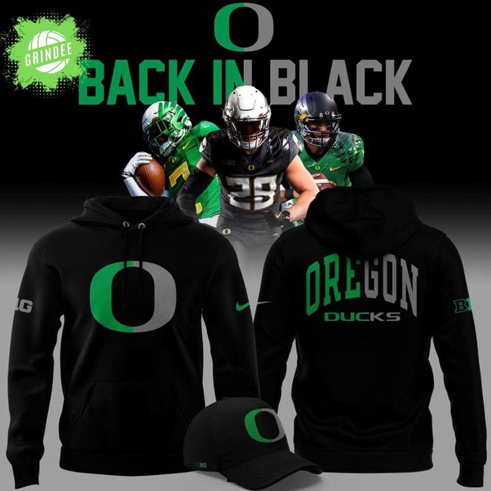 2025 limited edition Hoodie Oregon Ducks football "Back In Black" for fans 2025 limited edition Hoodie Oregon Ducks football "Back In Black" for fans
