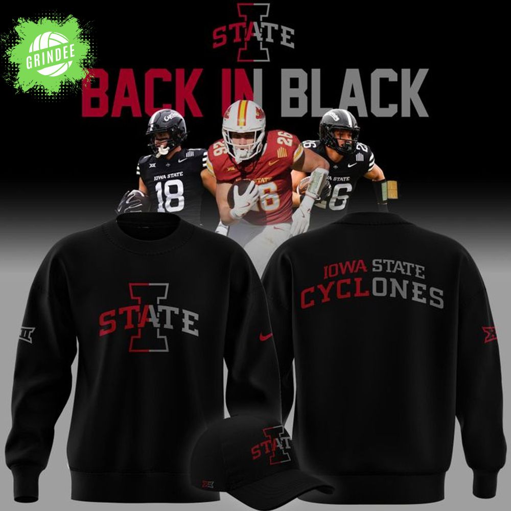 2025 limited edition sweatshirt Iowa State Football "Back In Black" 2025 limited edition sweatshirt Iowa State Football "Back In Black"