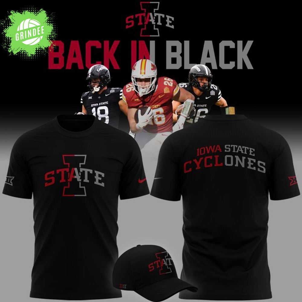 2025 limited edition t-shirt Iowa State Football "Back In Black" 2025 limited edition t-shirt Iowa State Football "Back In Black"