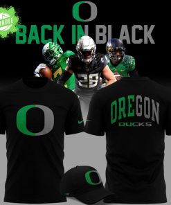 2025 limited edition t-shirt Oregon Ducks football “Back In Black” for fans
