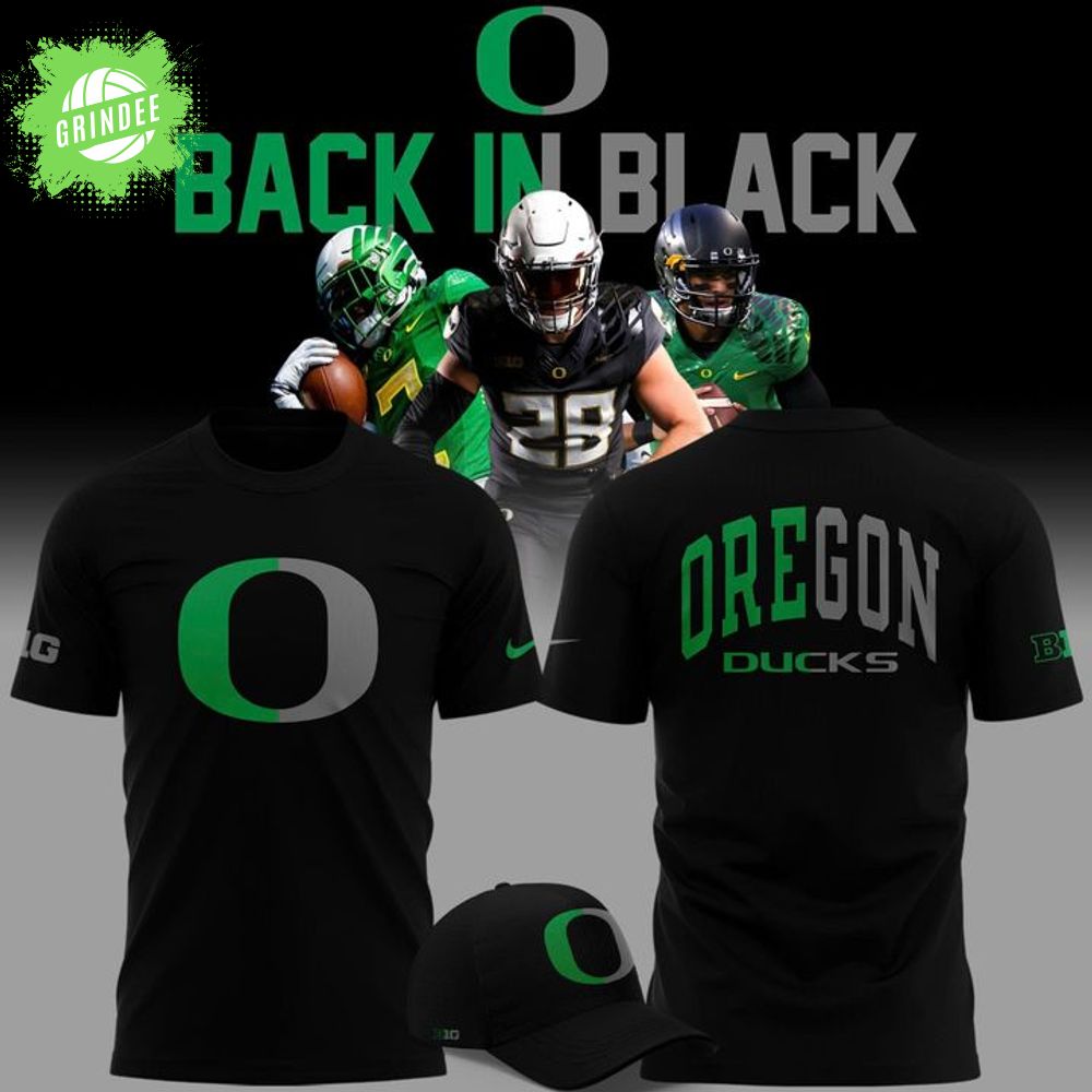 2025 limited edition t-shirt Oregon Ducks football "Back In Black" for fans 2025 limited edition t-shirt Oregon Ducks football "Back In Black" for fans