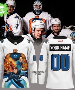 A Gladiators MARVEL SUPER HERO NIGHT Hockey Jersey Custom Name, Number