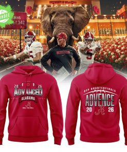 Alabama WAY BACK TO ADVANCE Red Hoodie