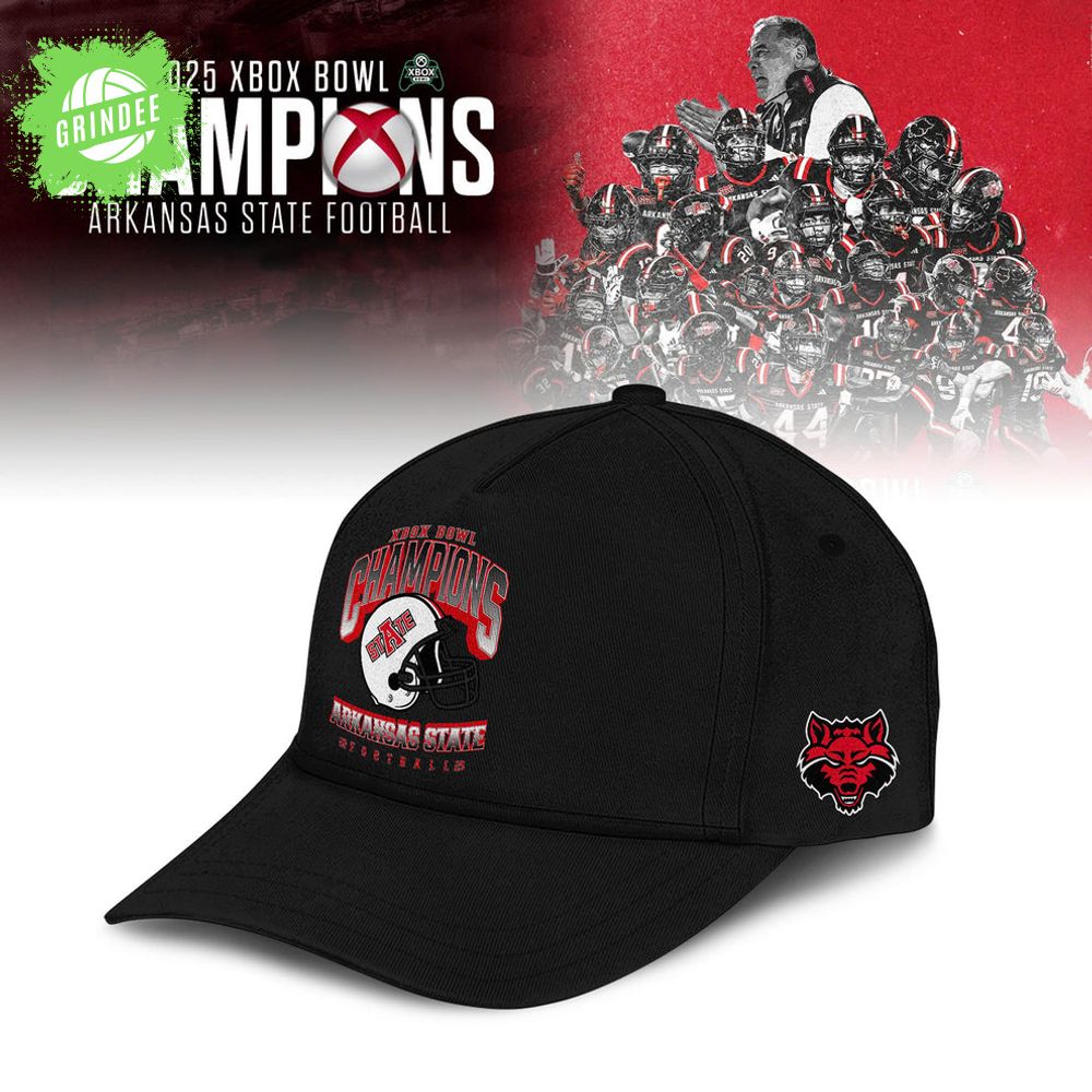 Arkansas State Red Wolves 2025 Xbox Bowl Champions Combo Black Hoodie Arkansas State Red Wolves 2025 Xbox Bowl Champions Combo Black Hoodie