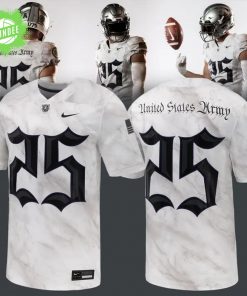 Army Black Knights Football Nike Army 250 Collection Game Jersey – White