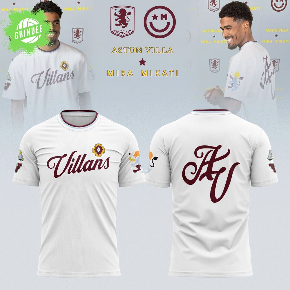 Aston Villa x Mira Mikati Limited Edition T-shirt Aston Villa x Mira Mikati Limited Edition T-shirt
