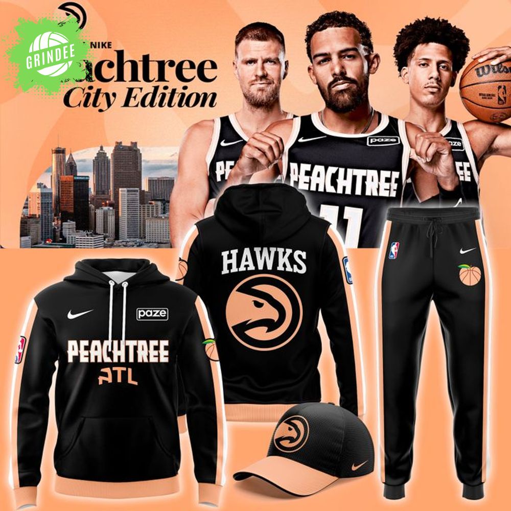 Atlanta Hawks 2025-26 City Edition Hoodie Atlanta Hawks 2025-26 City Edition Hoodie