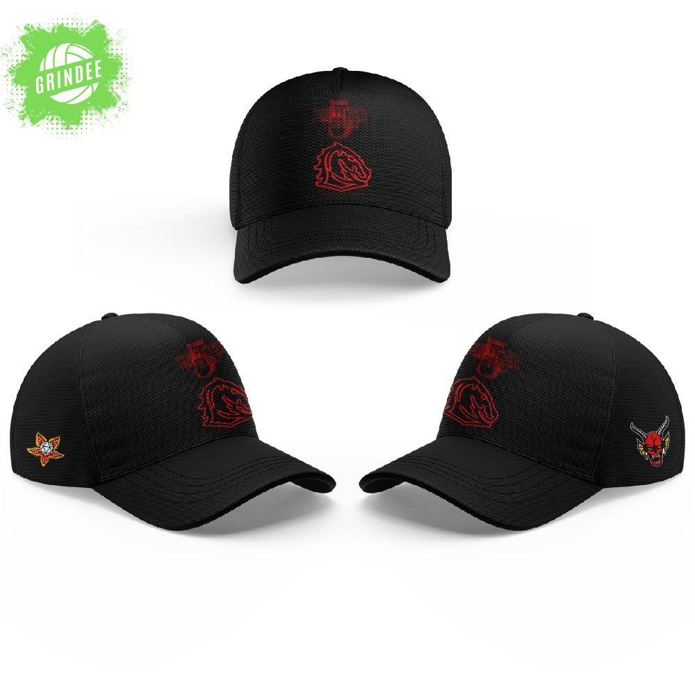 B Broncos Stranger Things 5 Combo Hoodie B Broncos Stranger Things 5 Combo Hoodie