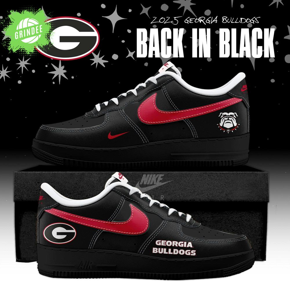 Back In Black Georgia Bulldogs 2025 AF1 Special Edition Back In Black Georgia Bulldogs 2025 AF1 Special Edition