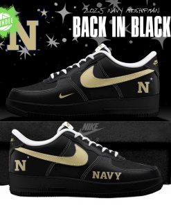 Back In Black Navy Midshipmen 2025 AF1 Special Edition