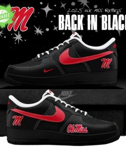 Back In Black Ole Miss Rebels 2025 AF1 Special Edition