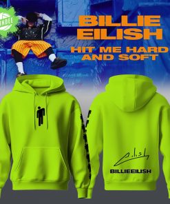 Billie Eilish Hit Me Hard and Soft: The Tour Green Hoodie