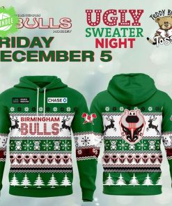 Birmingham Bulls 2025 Ugly Sweater Night Hoodie