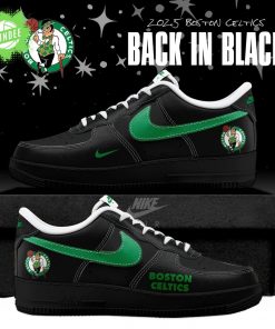 Boston Celtics Back In Black 2025 Special Edition AF1 Sneakers