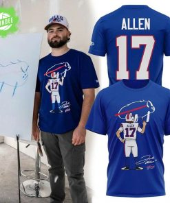 Buffalo Bills ” Josh Allen Paint ” Special T-Shirt 2025
