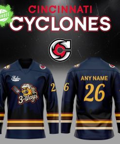 C Cyclones 3-Ways 2026 Combo Hockey Jersey Custom Name, Number