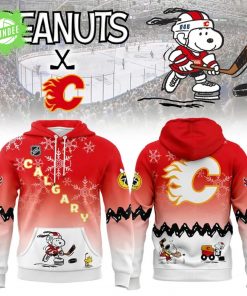 Calgary Flames x Peanuts Night Hoodie 2025